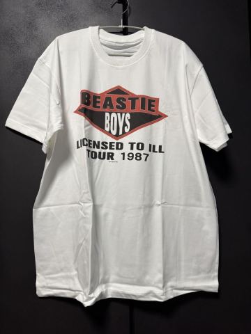 BEASTIE BOYS Licensed to ILL Tour 1987 T_shirts XL Tagless ビースティーボーイズ　MCA マイクD DefJam HIPHOP RUN DMC
