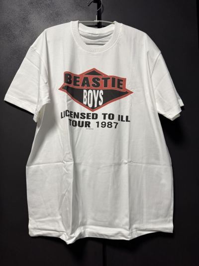 BEASTIE BOYS Licensed to ILL Tour 1987 T_shirts XL Tagless ビースティーボーイズ　MCA マイクD DefJam HIPHOP RUN DMC