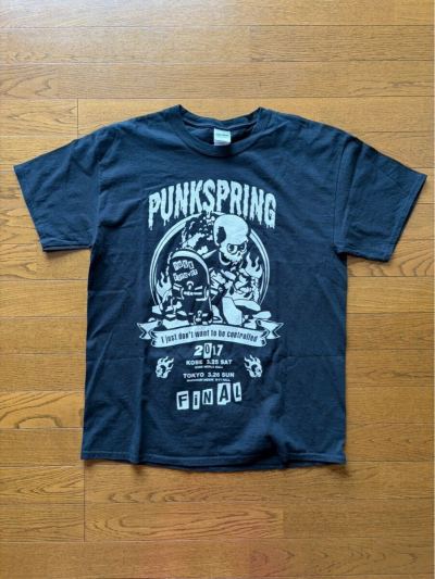PUNKSPRING パンクスプリング 2017 GILDAN ギルダン 黒 バンドTシャツ ROCK Lサイズ