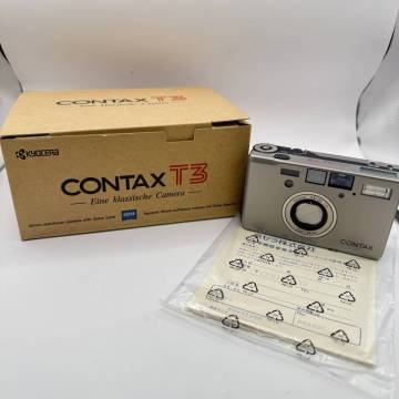 0509H0427CONTAX T3 コンタックス コンパクトフィルムカメラ Carl Zeiss Sonnar T* 35mm F2.8 外観美品 動作未確認
