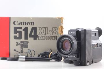 [美品・箱付] Canon キャノン CANOSOUND 514 XL-S 8mm ムービーカメラ #1839
