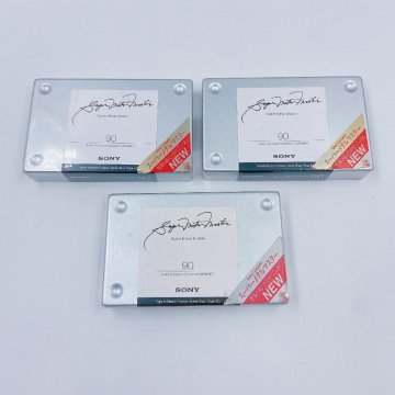 4Ｄ029【新品未開封】SONY ソニー カセットテープ 3個セット スーパーメタルマスター 90分 メタル 単価3万円 音楽 録音 再生