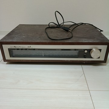 【H116 】ラックスマン（LUXMAN）　FM/AMステレオチューナー「T-50A」通電確認済み　動作未確認　ジャンク