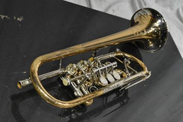 【D】Meister J.Scherzer Rino Markneukirchen トランペット マイスター シェルツァー ロータリー 3292900