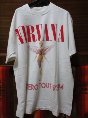 USA製 SOF Tee シングルステッチ NIRVANA ニルヴァーナ IN UTERO live バンド Tシャツ ■ カートコバーン レイジ レッチリ ソニックユース