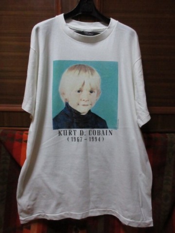 USA製 giant NIRVANA ニルヴァーナ 幼少期 カートコバーン 追悼 バンド Tシャツ ■ レッチリ レイジ ソニックユース L7 90s 好きにも