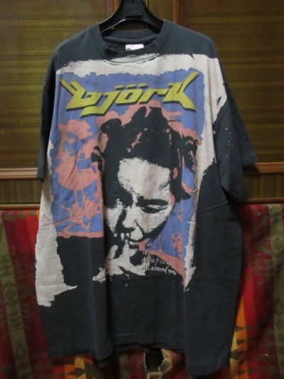 USA製 Hanes Bjork Mosquitohead type バンド Tシャツ ■ PJ ハーヴェイ ソニックユース Sade レッチリ L7 アリス イン チェインズ