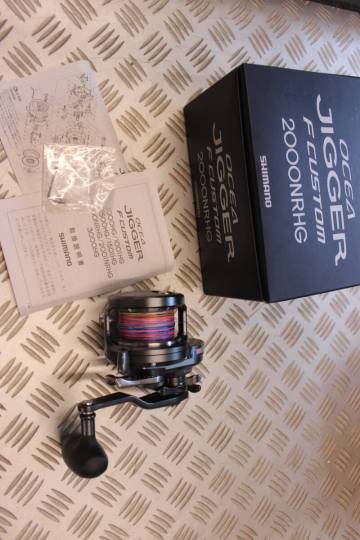【シマノ 19 オシアジガー Fカスタム 2000NRHG　右ハンドル★SHIMANO OCEA JIGGER 2000NR HGジギング　トンジギ