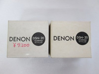 DENON デノン レコード針 交換針 DSN-20 2点 まとめ セット