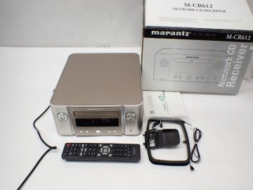 極美品 Marantz M-CR612 2020年製 マランツ ネットワークCDレシーバー 元箱/リモコン/説明書/AM FMアンテナ付 &cap; 75C26-2