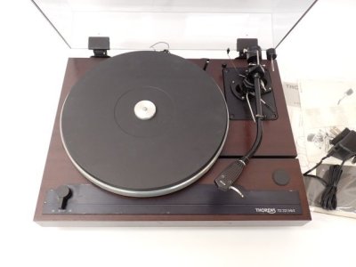 【未使用開封品】 THORENS トーレンス TD321MKII ベルトドライブレコードプレーヤー + SME 3010-R ブラック トーンアーム □ 75C41-16