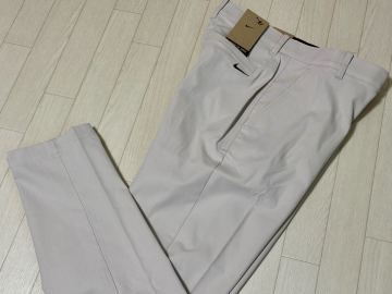 新品★ナイキ ゴルフ NIKE GOLF ツアーモデル 吸汗速乾 撥水 ウエストゴム仕様 アンクル丈 ストレッチ チノパンツ/春夏/w83.5