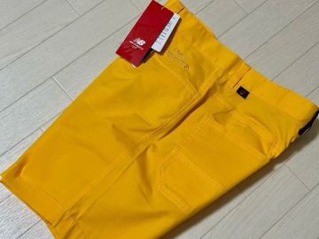 新品★ニューバランス ゴルフ New Balance Golf ロゴ刺繍 PLUS COOL 接触冷感 ストレッチ ショートパンツ/オレンジ/サイズ5