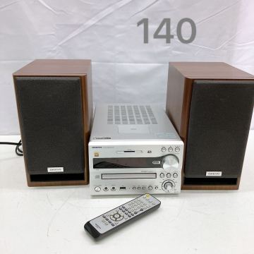 5AB009 ONKYO（オンキヨー）NFR-7TX D-NFR7TX ミニコンポ スピーカー 現状品 通電OK 動作未確認