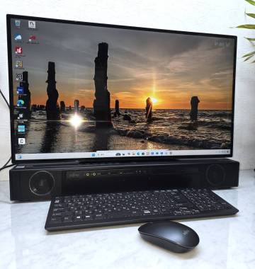 極上!超速!FH90/E2 10世代i7(6コア 16GB 新M.2SSD1TB+HDD3TB!Win11 Office2021 Pioneer/27型液晶/BSCS地デジ3波/W録/Blu-ray/ FH-X WF2