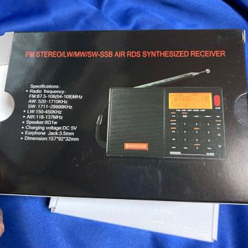 未使用　SIHUADON D-808 BCLラジオ　短波ラジオ　ポータブル　ポケット　アマチュア無線　高感度　小型　軽量　オートオフ機能　 ポータブ