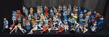 新世紀エヴァンゲリオン フィギュア 綾波レイ アスカ エヴァ 美少女フィギュア　HG ガチャ　まとめ　小物①　60体以上