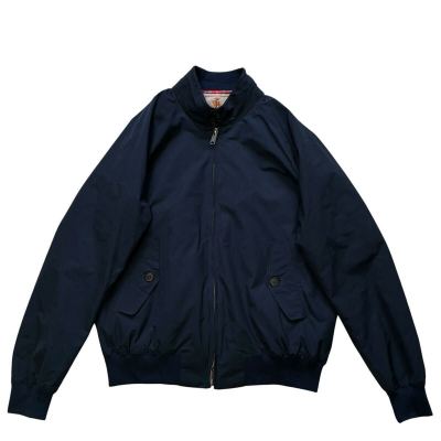 デッドストック♪イングランド製 BARACUTA G9 ハリントンジャケット 44 紺 ビンテージ 英国製 ネイビー ビッグサイズ スイングトップ