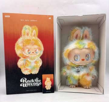 『正規品 POPMART ポップマート THE MONSTERS LABUBU ラブブ BIG INTO ENERGY ロックザユニバース ROCK THE UNIVERSE』Doll 現状品 D-6372