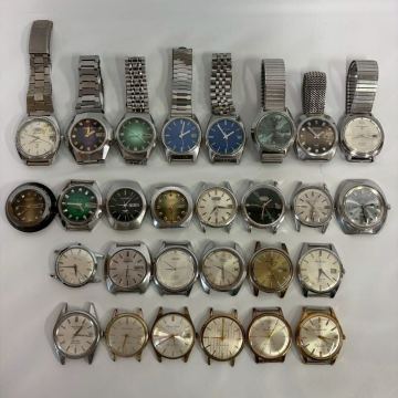 機械式 メンズ腕時計 SEIKO CITIZEN Orient セイコー シチズン オリエント AUTOMATIC ほぼ自動巻き 手巻き ヴィンテージ 28個 まとめ