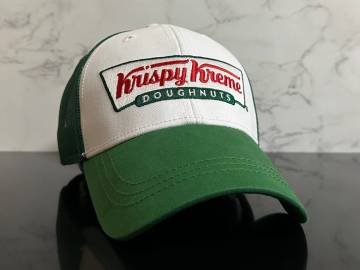 【未使用品】187KD 訳あり★Krispy Kreme Doughnuts クリスピー・クリーム・ドーナツ メッシュ キャップ 帽子 CAP 《FREEサイズ》
