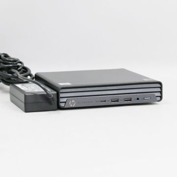 1円スタート 第10世代 i5 搭載 超小型デスク HP EliteDesk 800 G6 DM (Core i5-10500T/メモリ16GB/SSD256GB+HDD500GB/Windows11 Pro)