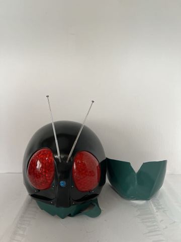 仮面ライダー ブラック サン マスク レプリカ ヘルメット コスプレ用 ディスプレイ品 現状渡し 仮面ライダー 