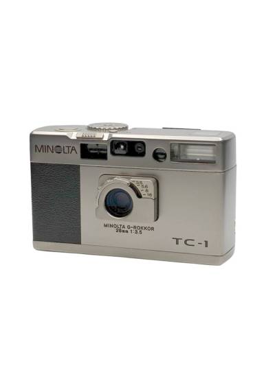 MINOLTA TC-1 G-ROKKOR 28mm F3.5 ミノルタ コンパクトカメラ 稼働品 //AM100401