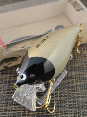 バルサ50 【オリジナル】クランクベイト　　【スーパーブッシュ　オリカラ・未使用品】ブラックヘッド・スタウト・クランクベイト