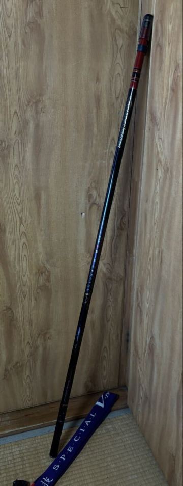 【中古】Gamakatsu がま鮎 競技 SPECIAL V-IV 引抜早瀬 90 鮎竿 アユ竿 淡水 がまかつ 現状品 訳あり DM0610M