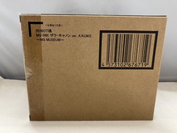 KAKA7053 BANDAI バンダイ ROBOT魂 機動戦士ガンダム MS-06K ザク・キャノン ver.A.N.I.M.E. MS MUSEUM アクションフィギュア 未開封 IL