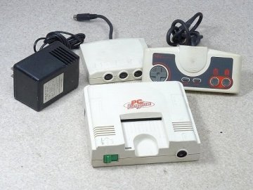 6004H03*6C▲NEC/エヌイーシー PCEngine PC PI-GT001 本体 コントローラ ACアダプタ セット レトロ ゲーム機