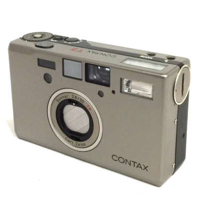 1円 CONTAX T3 Carl Zeiss Sonar 35mm F2.8 コンパクトフィルムカメラ コンタックス 光学機器 動作確認済み L231642