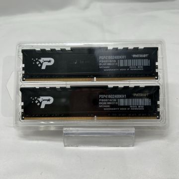 PATRIOT DDR4-2666Mhz 16GB&times;2(CL=19) PSP416G2400KH1 デスクトップ用 PCメモリ 動作未確認 YS-R42T