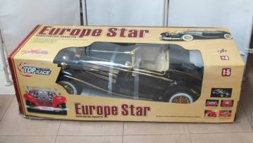 A6-52 【未使用/保管品】TOP RACE (トップレース) ラジコンカー 【Europe Star/ヨーロッパスター】1:5スケール 特大 クラッシックカー 黒