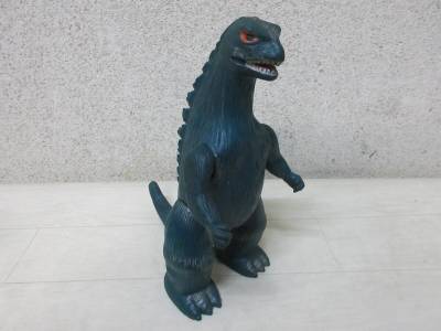 赤目ゴジラ 1966年 刻印 マルサン ソフビ 東宝 怪獣 昭和レトロ ビンテージ 当時物