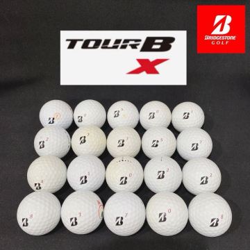 【MD45】Aランク●ブリヂストン●2024年モデル●BRIDGESTONE●ロストボール●ゴルフボール●ツアー B X●TOUR ＢX●20個●洗浄済●1円