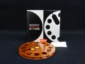 ★オープンリール01 SONY R-7MB METAL REEL 輸送箱★メタルリール/ソニー/消費税0円