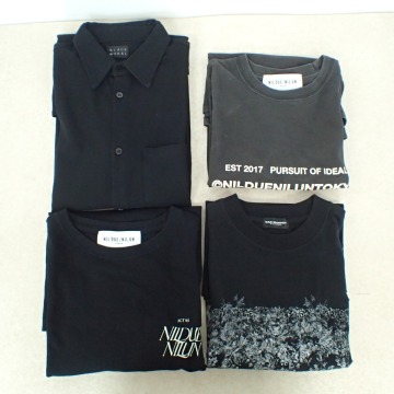 the GazettE BLACK MORAL NIL DUE/NIL UN Tシャツ/長袖シャツ 4点セット ガゼット 22周年 葵プロデュース HOT STUFF SUSTAIN TONES【IO
