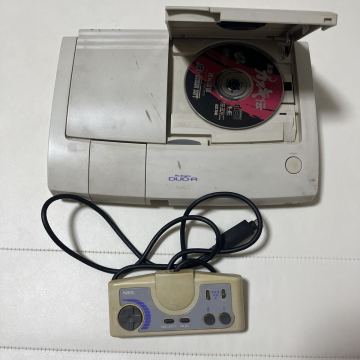NEC PCEngine PC DUO-R PI-TG10 Duo-R コントローラー セット　おまけ　風雲カブキ伝付　動作未確認　ジャンク
