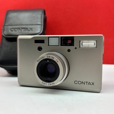 T539 CONTAX T3 前期 シングルティース Carl Zeiss Sonnar F2.8 35mm T* コンパクトフィルムカメラ 動作品 1円スタート コンタックス