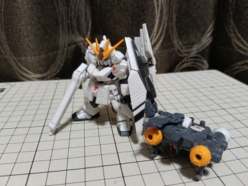 ※説明必読【ジャンク 未開封】 モビルスーツアンサンブル &nu;ガンダム HWS