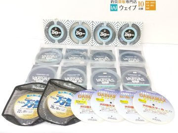 シーガー プレミアム万鮪 マンユウ 22号 26号・バリバス トーナメントライン 26号-100号・ヤマシタ ニュークロー 60号 等 計17点