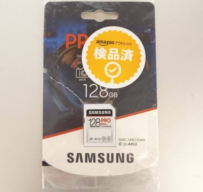 新品未開封 128GB SDXCカード SDカード Samsung サムスン PRO Plus SAMSUNG 箱破損