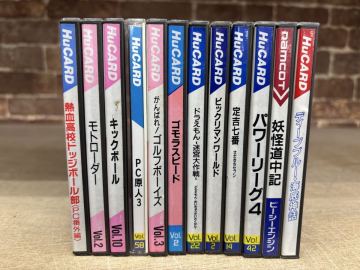 PC Huカード 12本まとめ PC原人 ゴモラスピード 妖怪道中記 ほか