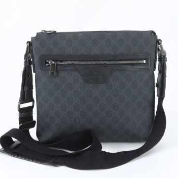 ■1円■美品■グッチ■GGスプリーム 322279 レザー ショルダーバッグ 斜め掛け メッセンジャー ビジネス 通勤 トート メンズ RIM ED35-5
