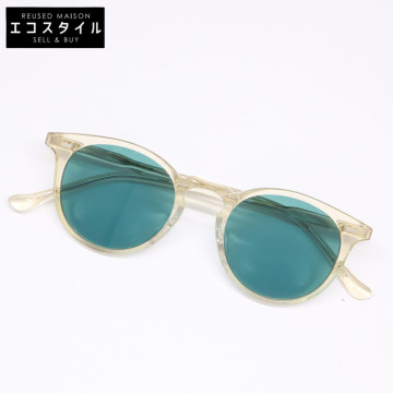 【美品】ayame アヤメ BOSTON CGO ボストン ボストンシェイプ サングラス 47□21