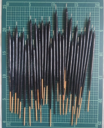 へら浮き 棒ウキ パーツ 黒 29本セット 釣り具 自作？　作りかけ？