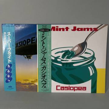 カシオペア/スーパー・フライト/ミント・ジャムス 2枚 LP レコード vinyl Casiopea