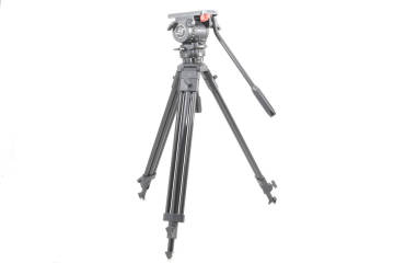 【現状、中古品】ザハトラー 雲台・三脚セット sachtler slativ ENG 75/2D 4188 三脚 / sachtler SPEEDBALANCE DV 6 SB #0016